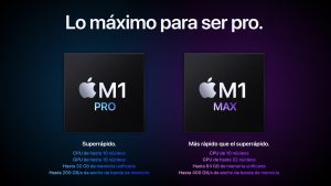 Apple presenta los nuevos Macbook Pro con procesadores M1 Pro y M1 Max